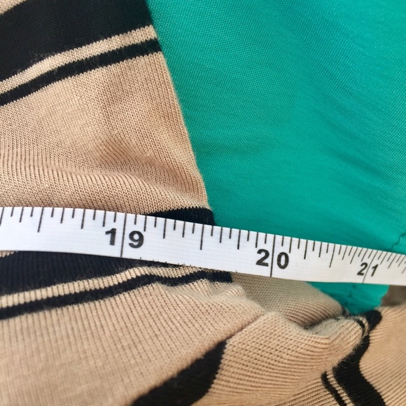 Cable & Gauge Shirt Striped Neutral Top Sz. M - Picture 8 of 8